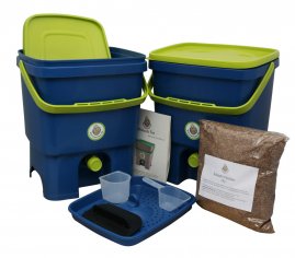 Bokashi complete Set in blue/light green