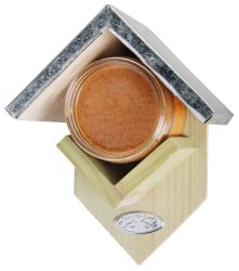 Erdnussbutter Vogelhaus