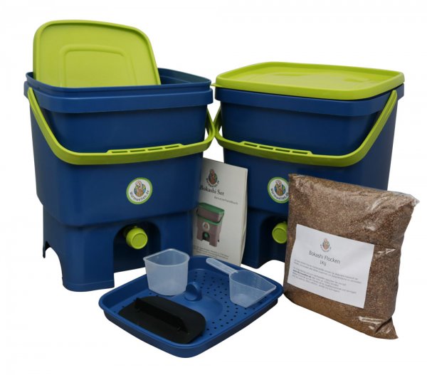 Bokashi complete Set in blue/light green